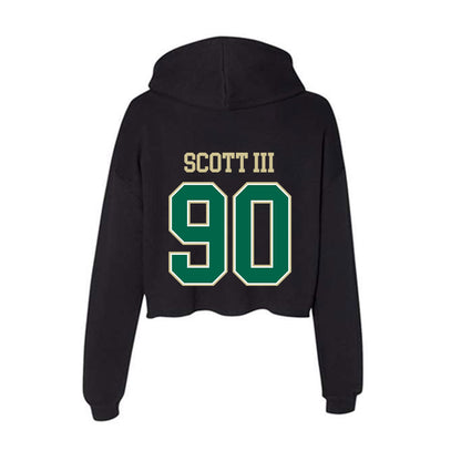 USF - NCAA Football : Richard Scott III - Women's Crop Fleece Hoodie-1
