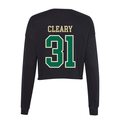 USF - NCAA Women's Lacrosse : Kali Cleary - Women's Cropped Crew Fleece-1