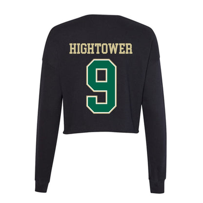 USF - NCAA Men's Basketball : Gavin Hightower - Women's Cropped Crew Fleece-1