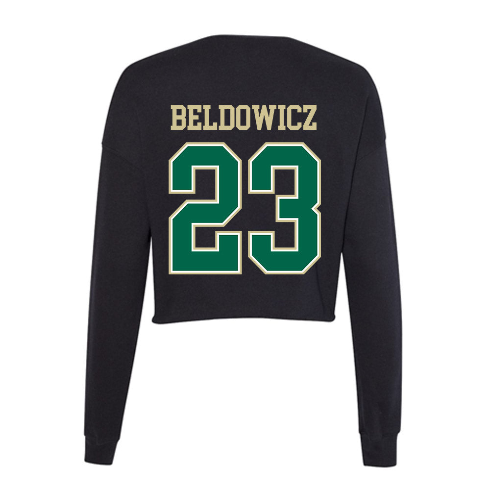 USF - NCAA Softball : Lexi Beldowicz - Women's Cropped Crew Fleece-1
