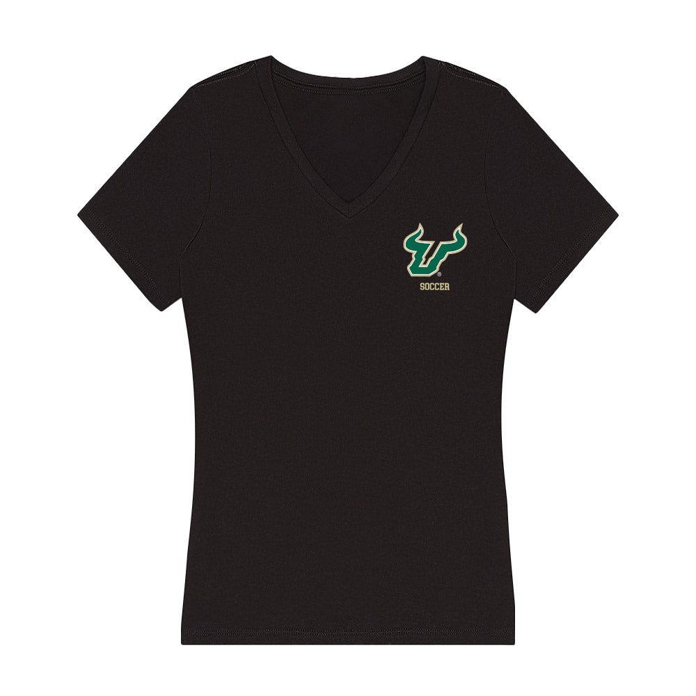 USF - NCAA Men's Soccer : Mikhail Keise - Women's V-Neck T-Shirt-0