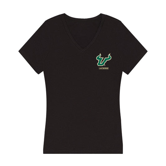 USF - NCAA Women's Lacrosse : Lucy Livingston - Women's V-Neck T-Shirt-0