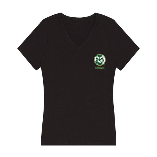 Colorado State - NCAA Football : CJ Blocker - Women's V-Neck T-Shirt-0