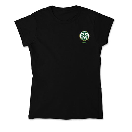 Colorado State - NCAA Men's Golf : Florentin Meller - Soft Style Women’s T-Shirt-0