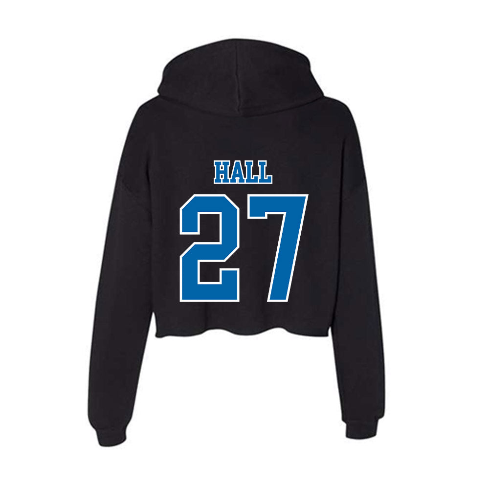MTSU - NCAA Softball : Braelyn Hall - Women's Crop Fleece Hoodie-1