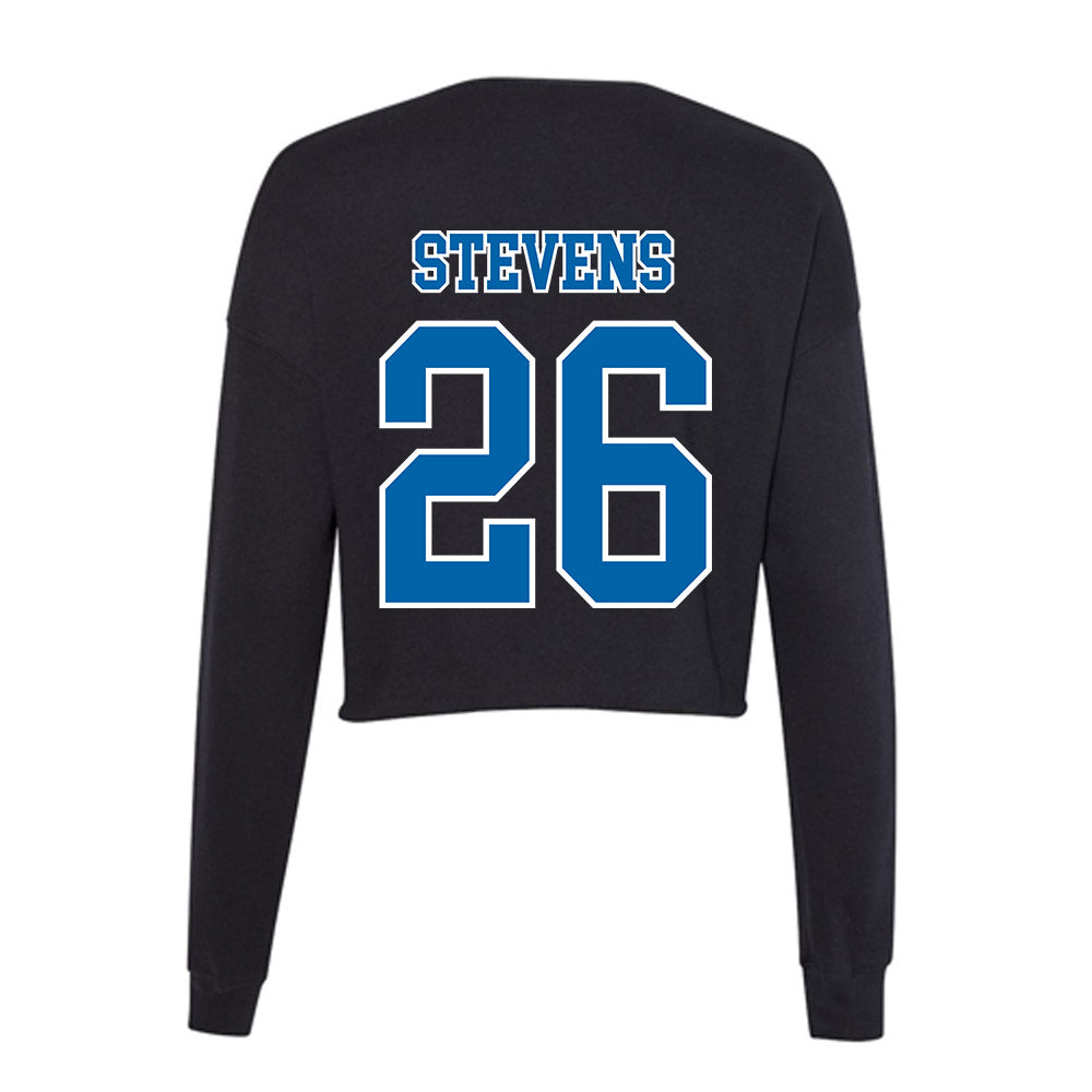 MTSU - NCAA Women's Volleyball : Trinniti Stevens - Women's Cropped Crew Fleece-1
