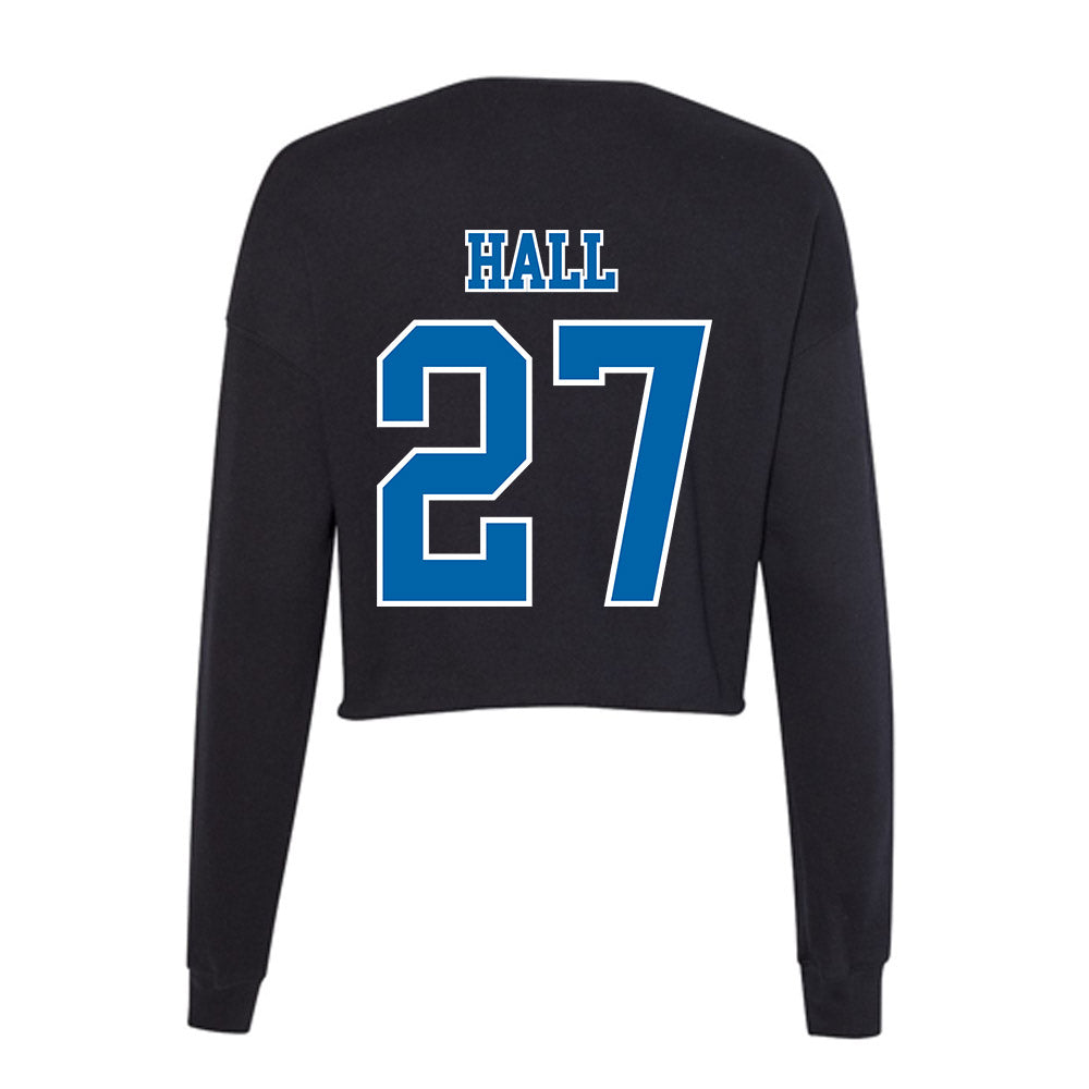MTSU - NCAA Softball : Braelyn Hall - Women's Cropped Crew Fleece-1