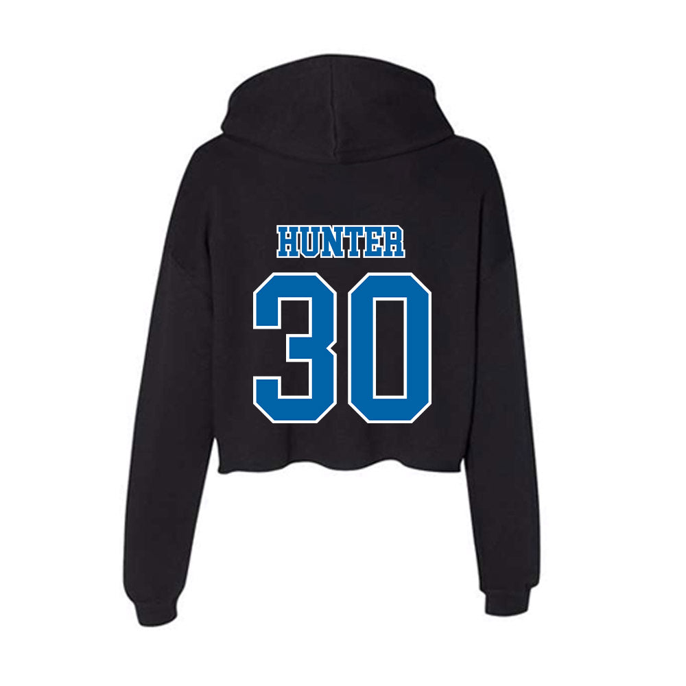 MTSU - NCAA Football : Elijah Hunter - Women's Crop Fleece Hoodie-1