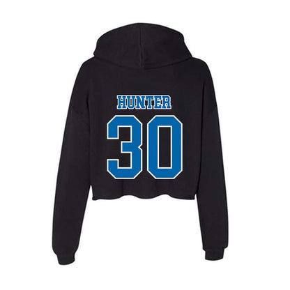 MTSU - NCAA Football : Elijah Hunter - Women's Crop Fleece Hoodie-1
