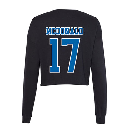 MTSU - NCAA Softball : Lucie McDonald - Women's Cropped Crew Fleece-1