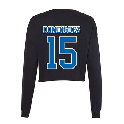 MTSU - NCAA Women's Basketball : Nicole Dominguez - Women's Cropped Crew Fleece-1