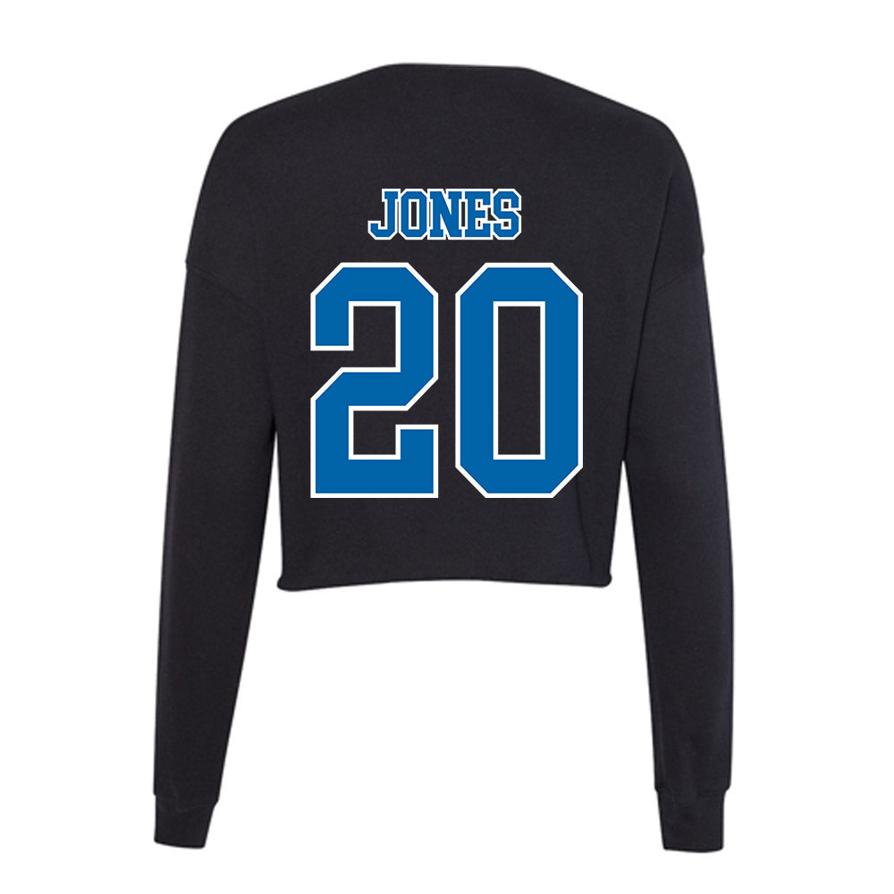 MTSU - NCAA Softball : Lani Jones - Women's Cropped Crew Fleece-1