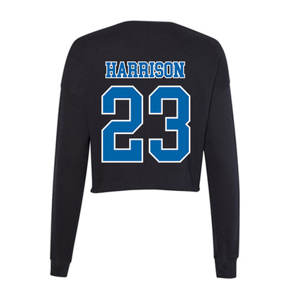 MTSU - NCAA Women's Basketball : Jada Harrison - Women's Cropped Crew Fleece-1