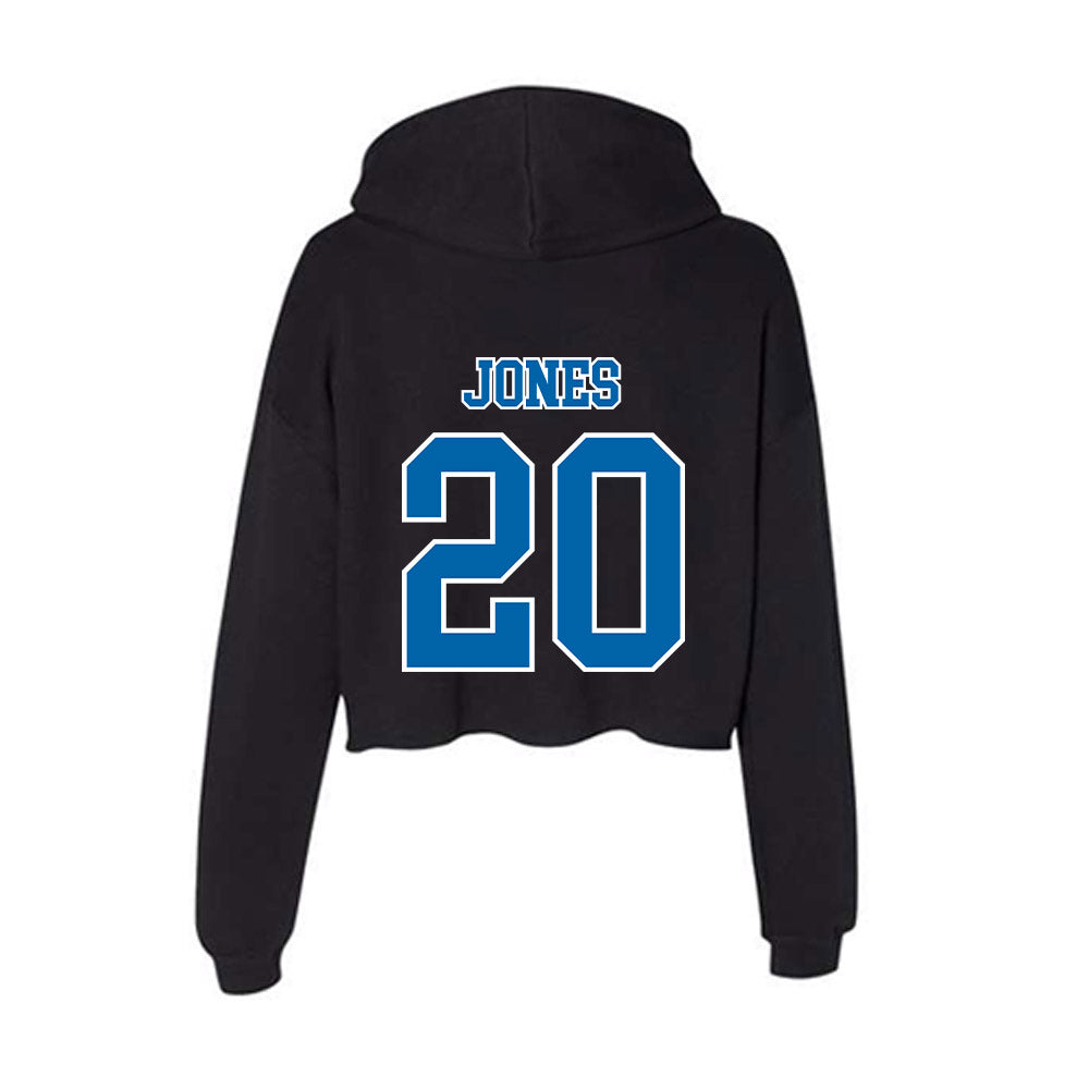 MTSU - NCAA Softball : Lani Jones - Women's Crop Fleece Hoodie-1