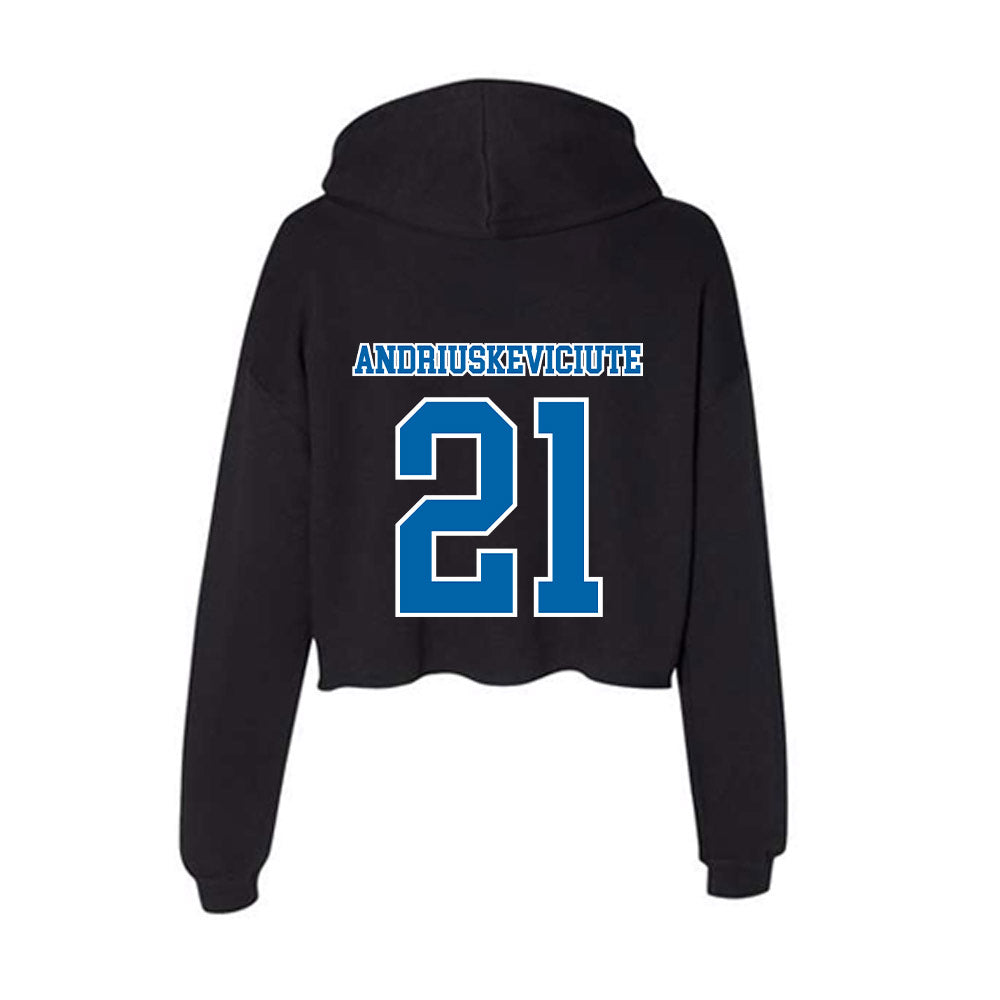 MTSU - NCAA Women's Soccer : Aive Andriuskeviciute - Women's Crop Fleece Hoodie-1
