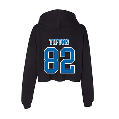 MTSU - NCAA Football : Hunter Tipton - Women's Crop Fleece Hoodie-1