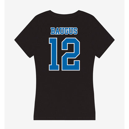 MTSU - NCAA Women's Basketball : Blair Baugus - Women's V-Neck T-Shirt-1