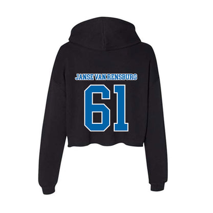 MTSU - NCAA Football : Otto Janse Van Rensburg - Women's Crop Fleece Hoodie-1