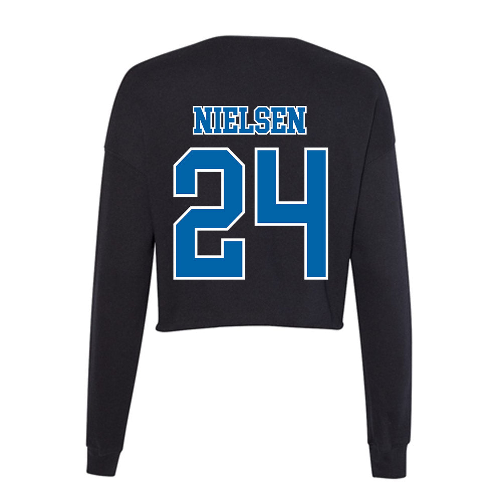 MTSU - NCAA Women's Soccer : Sascha Nielsen - Women's Cropped Crew Fleece-1