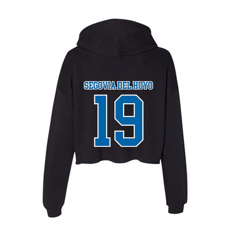 MTSU - NCAA Women's Soccer : Sandra Segovia del Hoyo - Women's Crop Fleece Hoodie-1