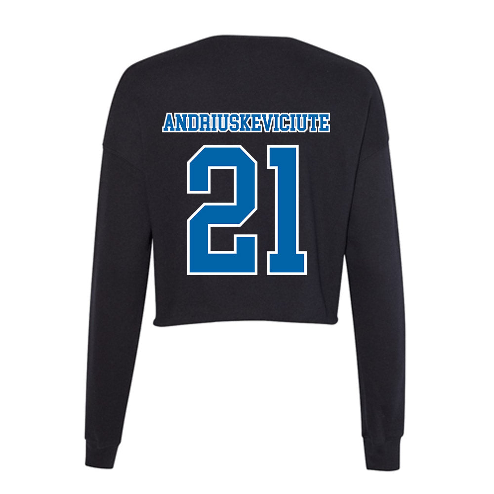 MTSU - NCAA Women's Soccer : Aive Andriuskeviciute - Women's Cropped Crew Fleece-1