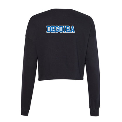 MTSU - NCAA Men's Track & Field : Quinn DeGuira - Women's Cropped Crew Fleece-1