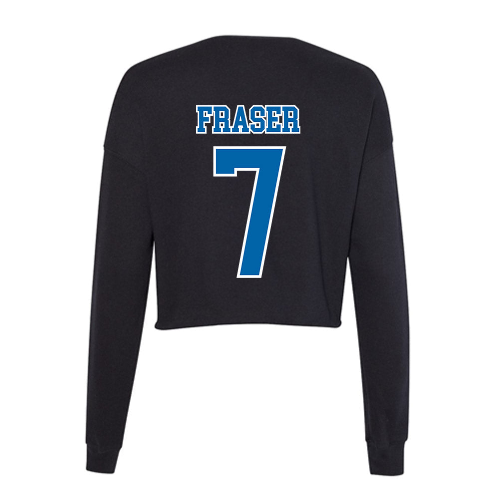MTSU - NCAA Women's Soccer : Taijah Fraser - Women's Cropped Crew Fleece-1