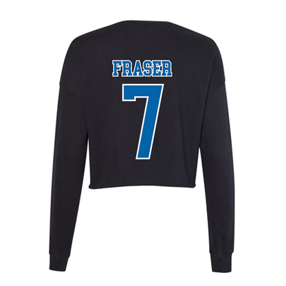 MTSU - NCAA Women's Soccer : Taijah Fraser - Women's Cropped Crew Fleece-1