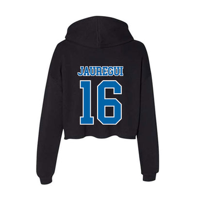 MTSU - NCAA Women's Soccer : Ximena Jauregui - Women's Crop Fleece Hoodie-1