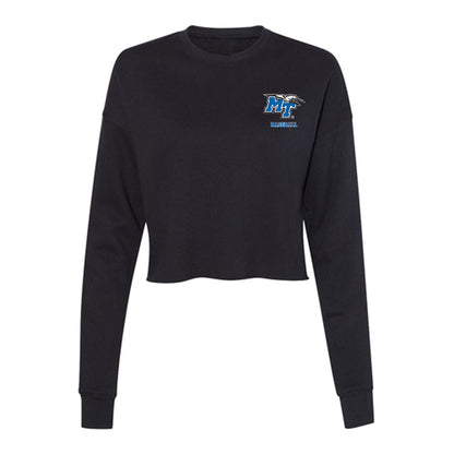 MTSU - NCAA Baseball : Gavin King - Women's Cropped Crew Fleece-0