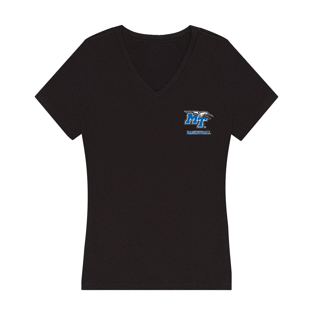 MTSU - NCAA Women's Basketball : Macie Phifer - Women's V-Neck T-Shirt-0