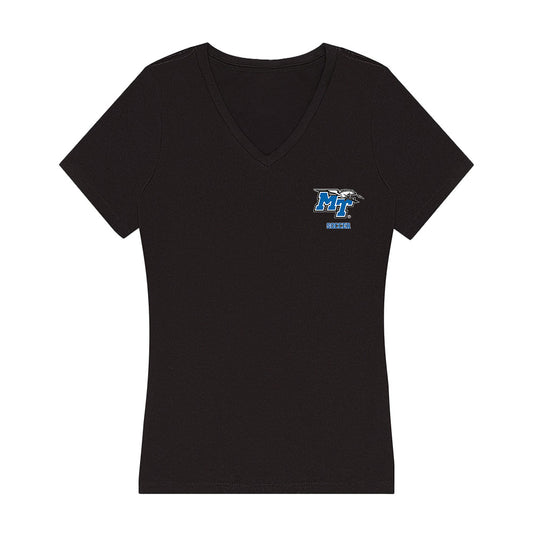 MTSU - NCAA Women's Soccer : Annamaria Benke - Women's V-Neck T-Shirt-0