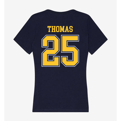 Murray State - NCAA Women's Basketball : Destiny Thomas - Women's V-Neck T-Shirt-1