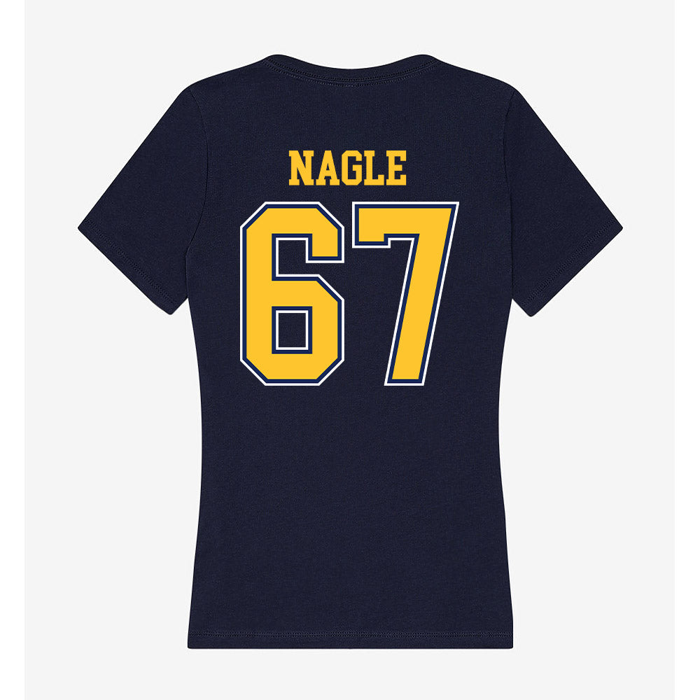 Murray State - NCAA Football : Thatcher Nagle - Women's V-Neck T-Shirt-1