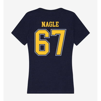 Murray State - NCAA Football : Thatcher Nagle - Women's V-Neck T-Shirt-1