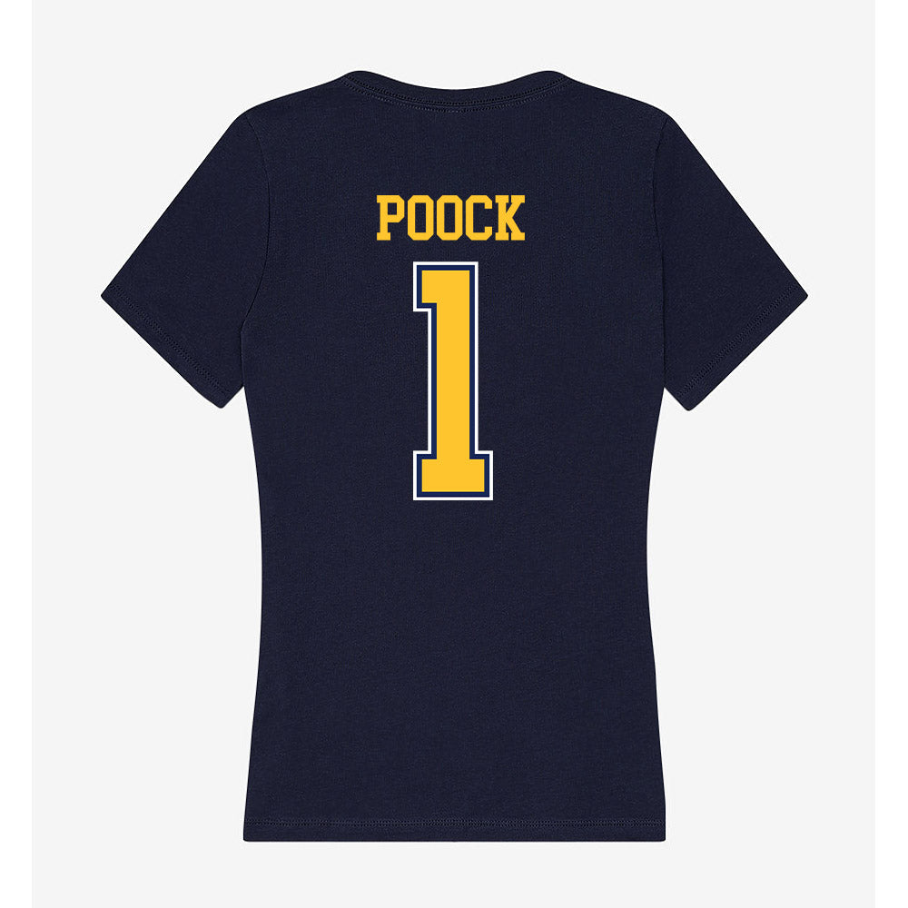 Murray State - NCAA Women's Basketball : Halli Poock - Women's V-Neck T-Shirt-1