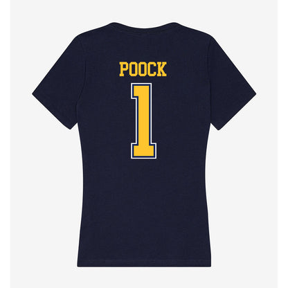 Murray State - NCAA Women's Basketball : Halli Poock - Women's V-Neck T-Shirt-1