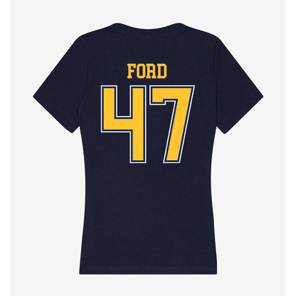 Murray State - NCAA Football : Cooper Ford - Women's V-Neck T-Shirt-1