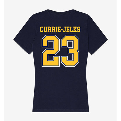 Murray State - NCAA Women's Basketball : Sharnecce Currie-Jelks - Women's V-Neck T-Shirt-1