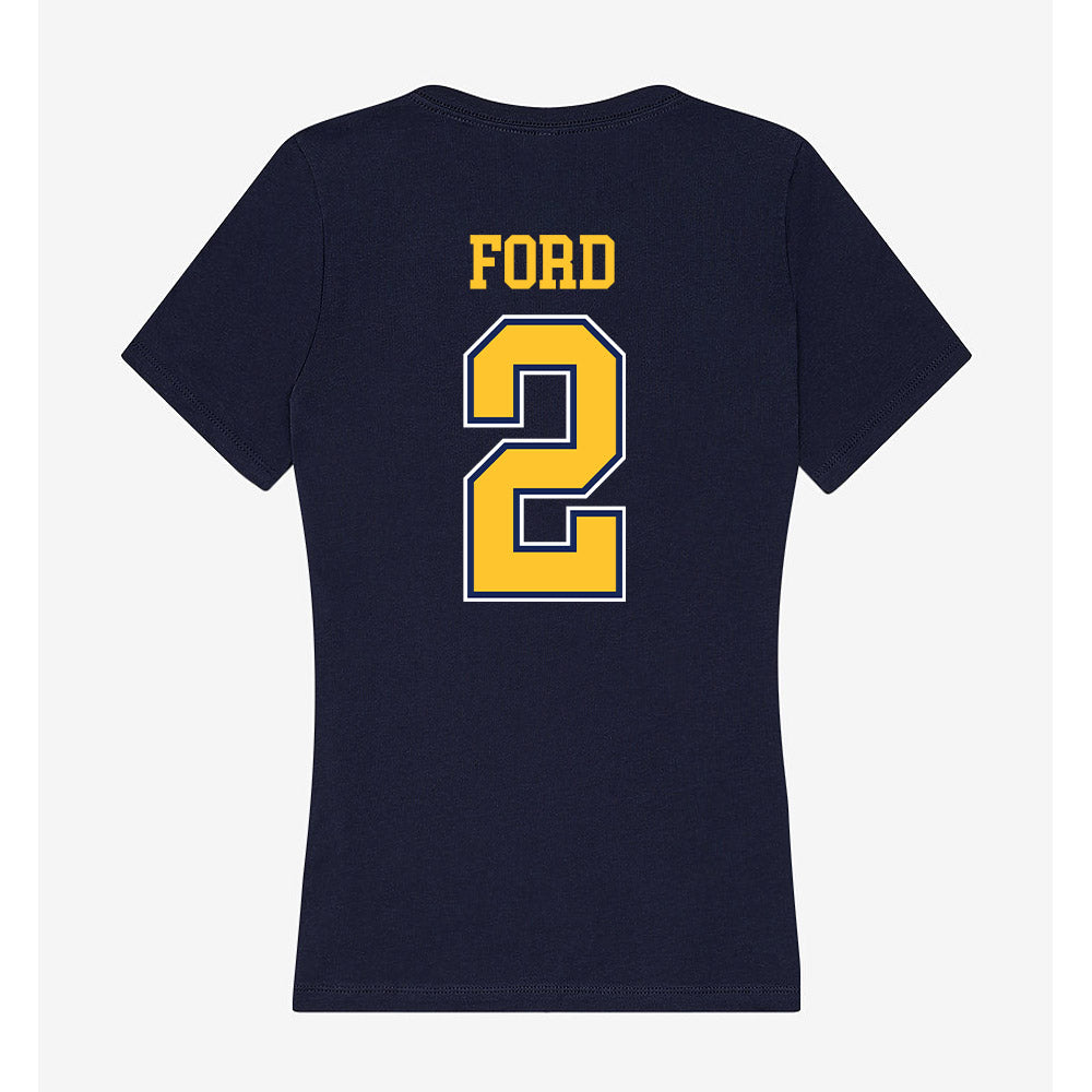 Murray State - NCAA Women's Basketball : Haven Ford - Women's V-Neck T-Shirt-1