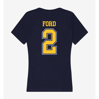 Murray State - NCAA Women's Basketball : Haven Ford - Women's V-Neck T-Shirt-1