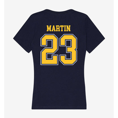 Murray State - NCAA Football : Davon Martin - Women's V-Neck T-Shirt-1