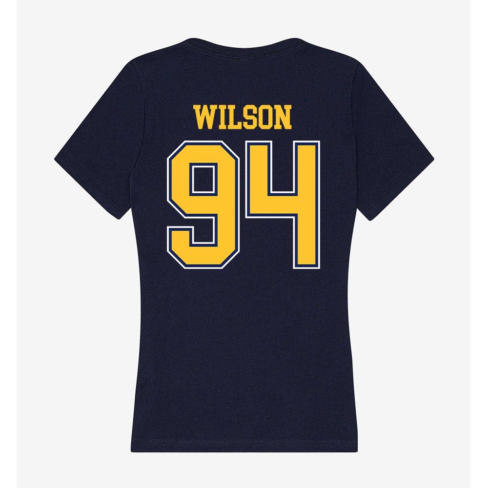 Murray State - NCAA Football : Rickshun Wilson - Women's V-Neck T-Shirt-1