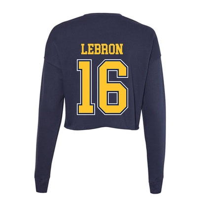 Murray State - NCAA Baseball : Derek Lebron - Women's Cropped Crew Fleece-1
