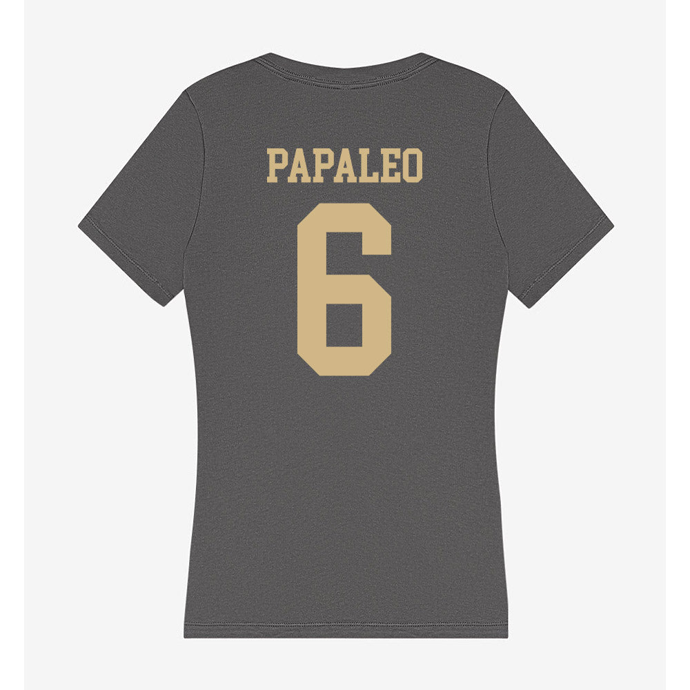 PFW - NCAA Men's Volleyball : Ra'l Papaleo - Women's V-Neck T-Shirt-1