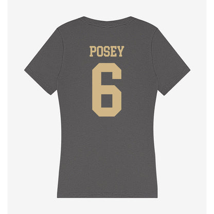 PFW - NCAA Women's Soccer : Kyra Posey - Women's V-Neck T-Shirt-1