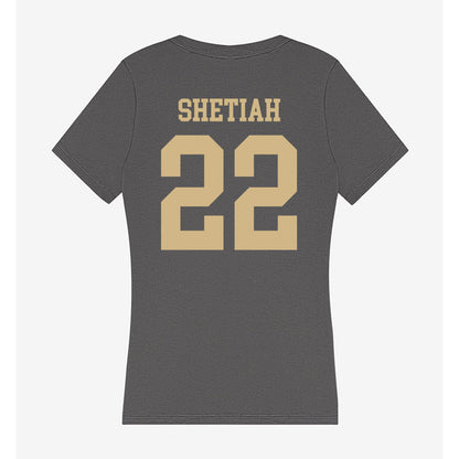 PFW - NCAA Men's Soccer : Ameer Shetiah - Women's V-Neck T-Shirt-1