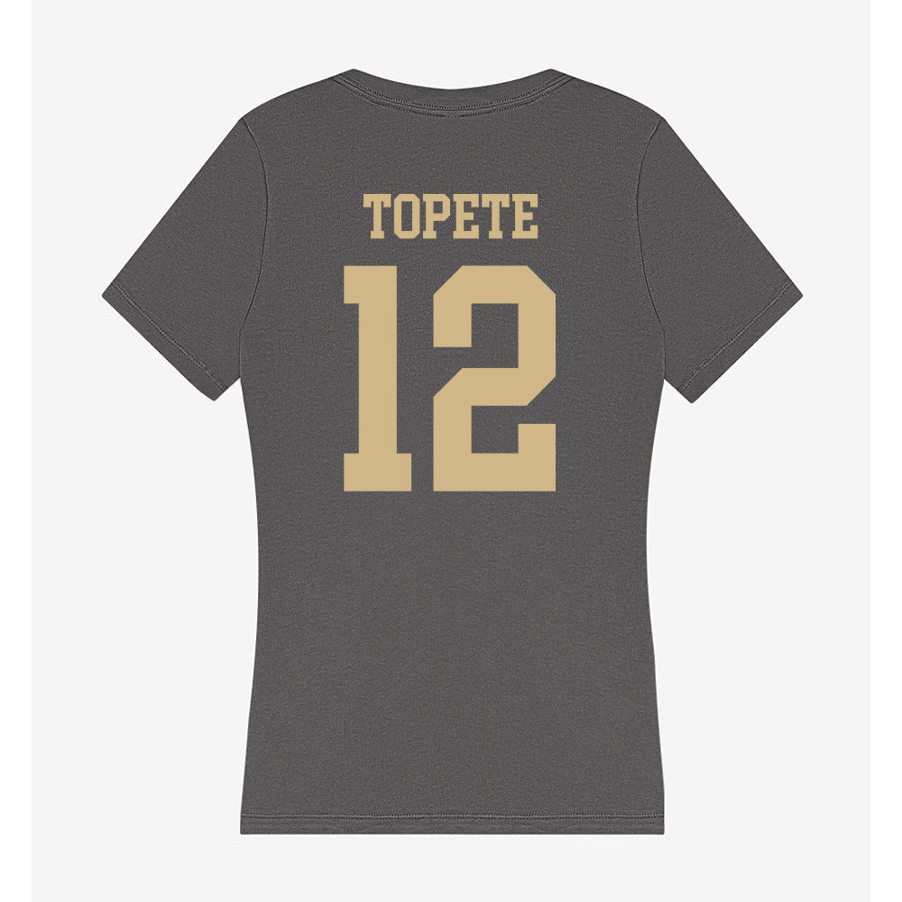 PFW - NCAA Men's Soccer : Iann Topete - Women's V-Neck T-Shirt-1