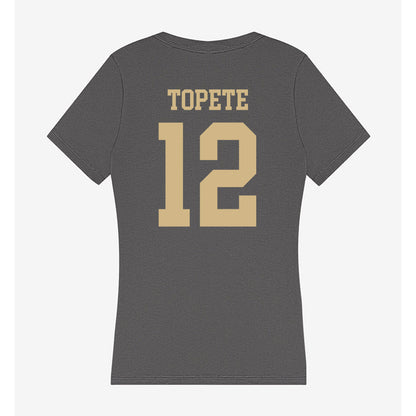 PFW - NCAA Men's Soccer : Iann Topete - Women's V-Neck T-Shirt-1