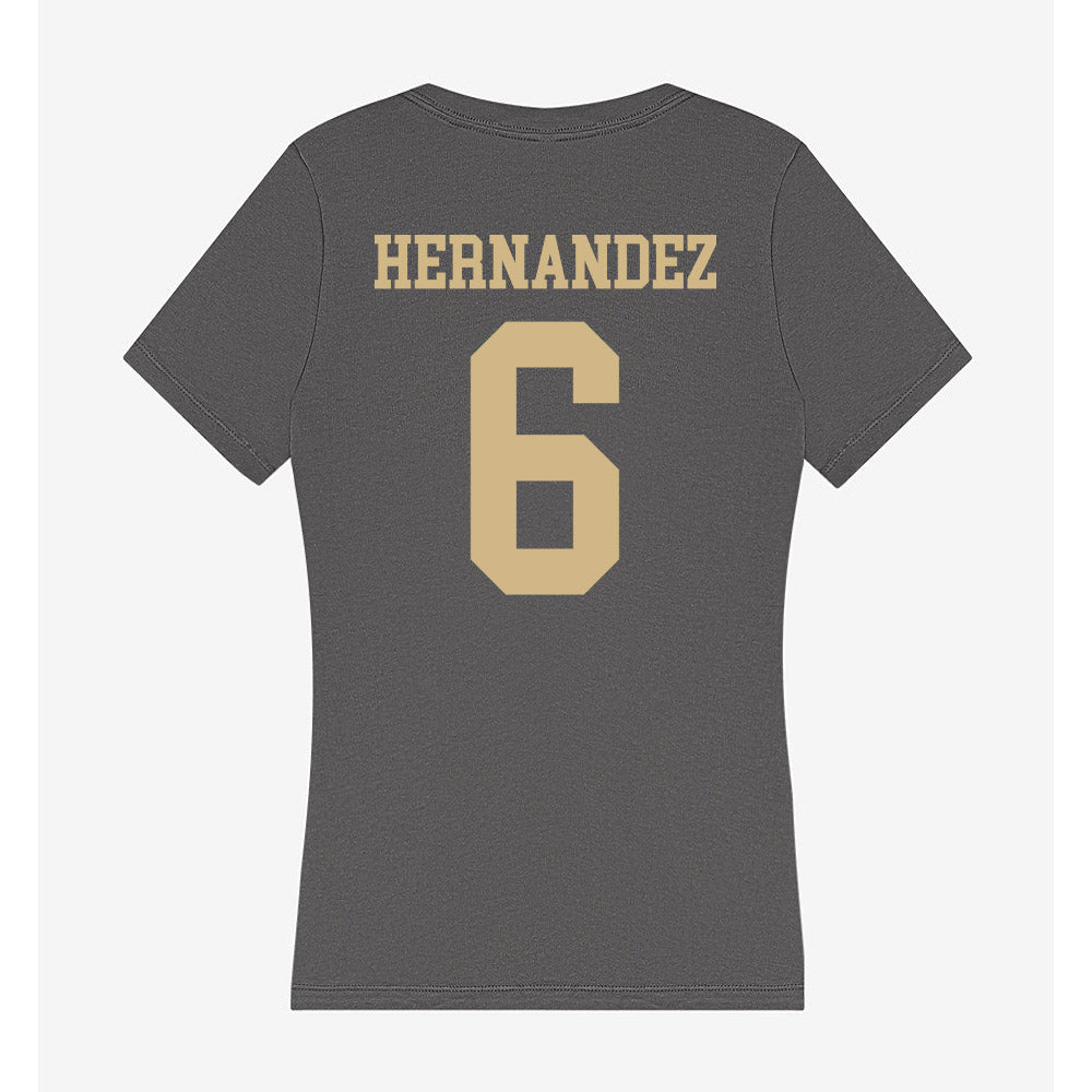 PFW - NCAA Men's Soccer : Jonathan Hernandez - Women's V-Neck T-Shirt-1